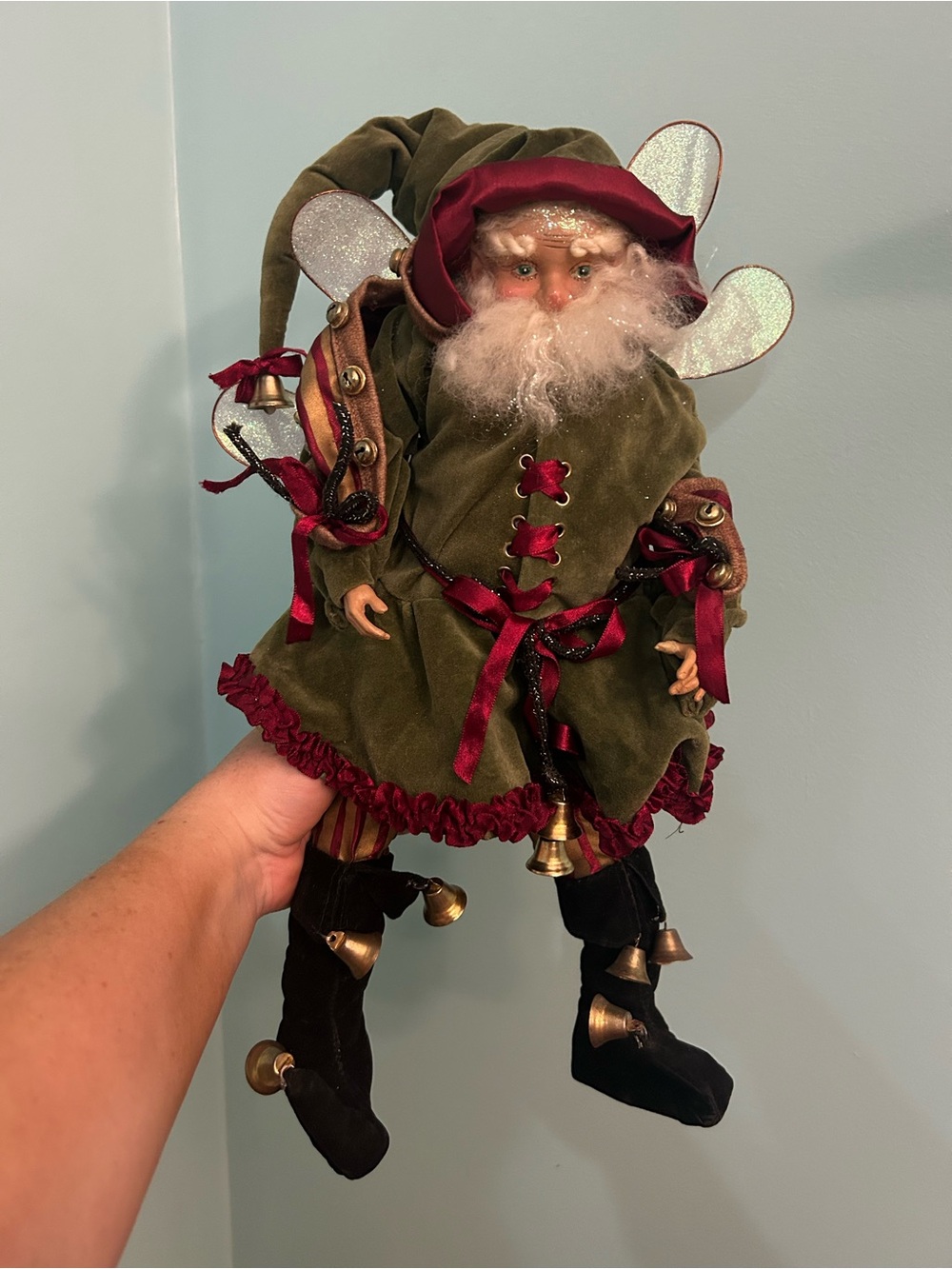 Mark Roberts Large Poseable Sleighbell Fairy Christmas Decor 20” VTG 2002 Rare